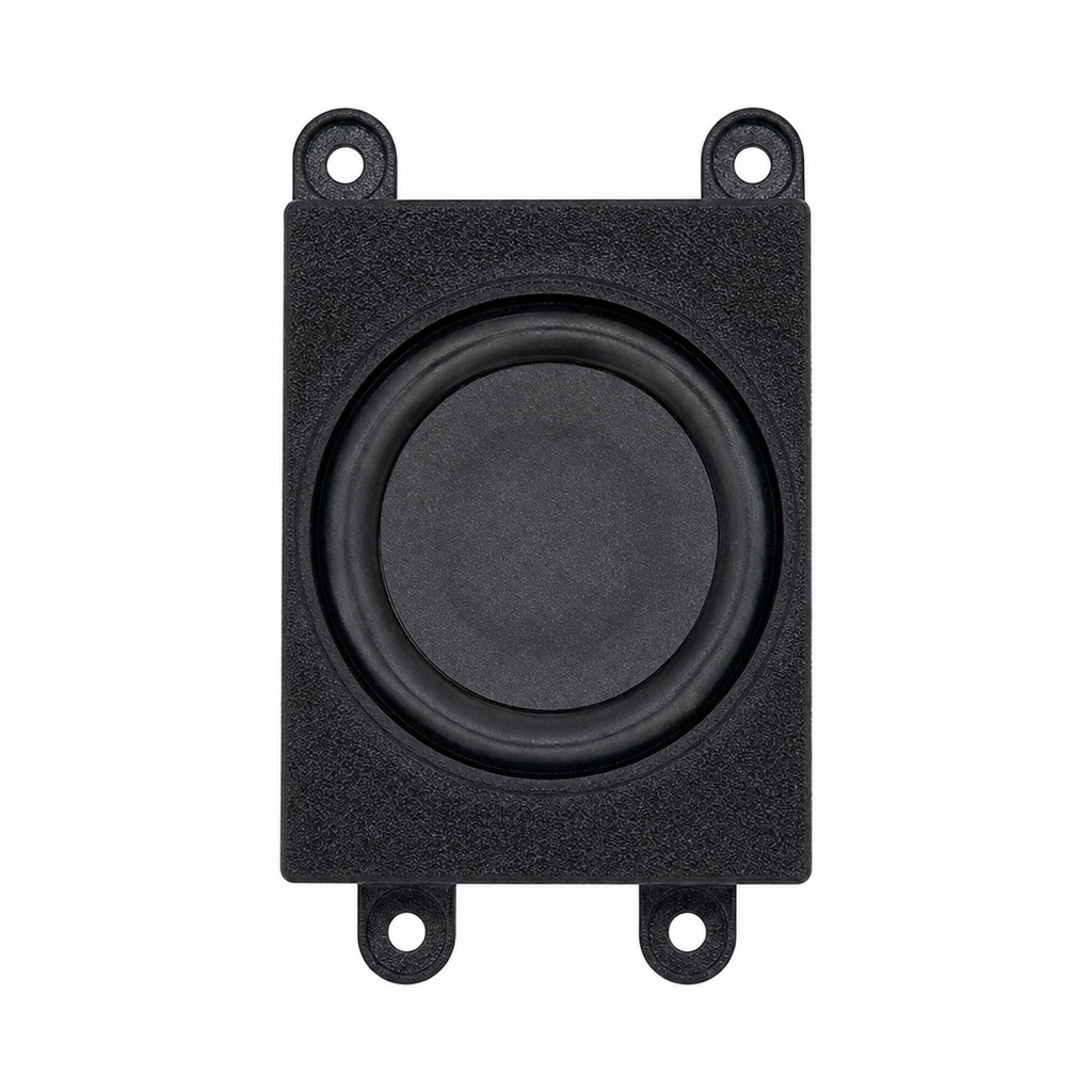 Boxed Loudspeaker Driver 37x30x9.5mm (1.46"x1.18"x0.37"), 4Ω 2W/3W