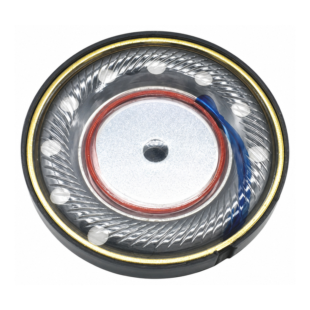 Headphone Speaker Unit diameter 40mm (1.57"), height 8.0mm (0.31)", 32Ω 30mW/50mW