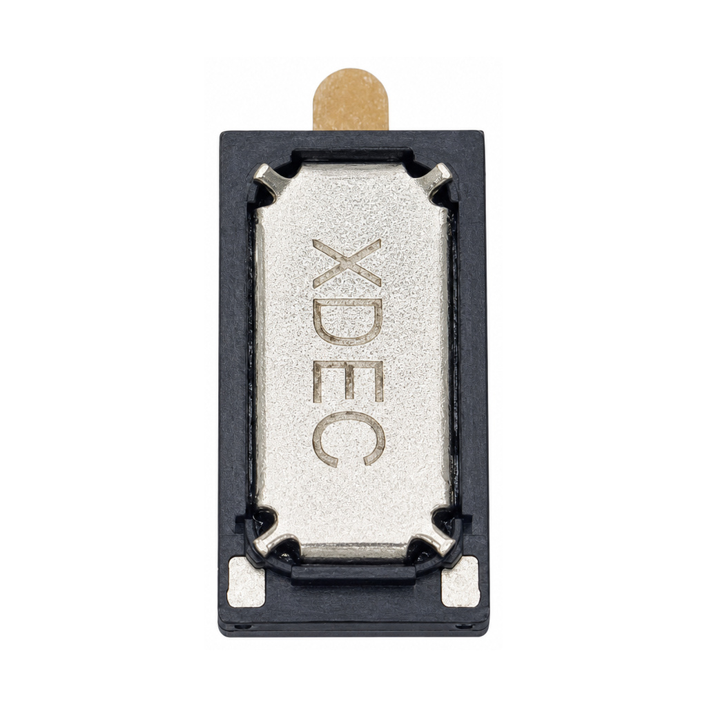 Slim Micro Speaker 16x9x3.3mm (0.63"x0.35"x0.13"), 8Ω 1W/1.2W - Back View (XDEC Micro Speaker Driver)