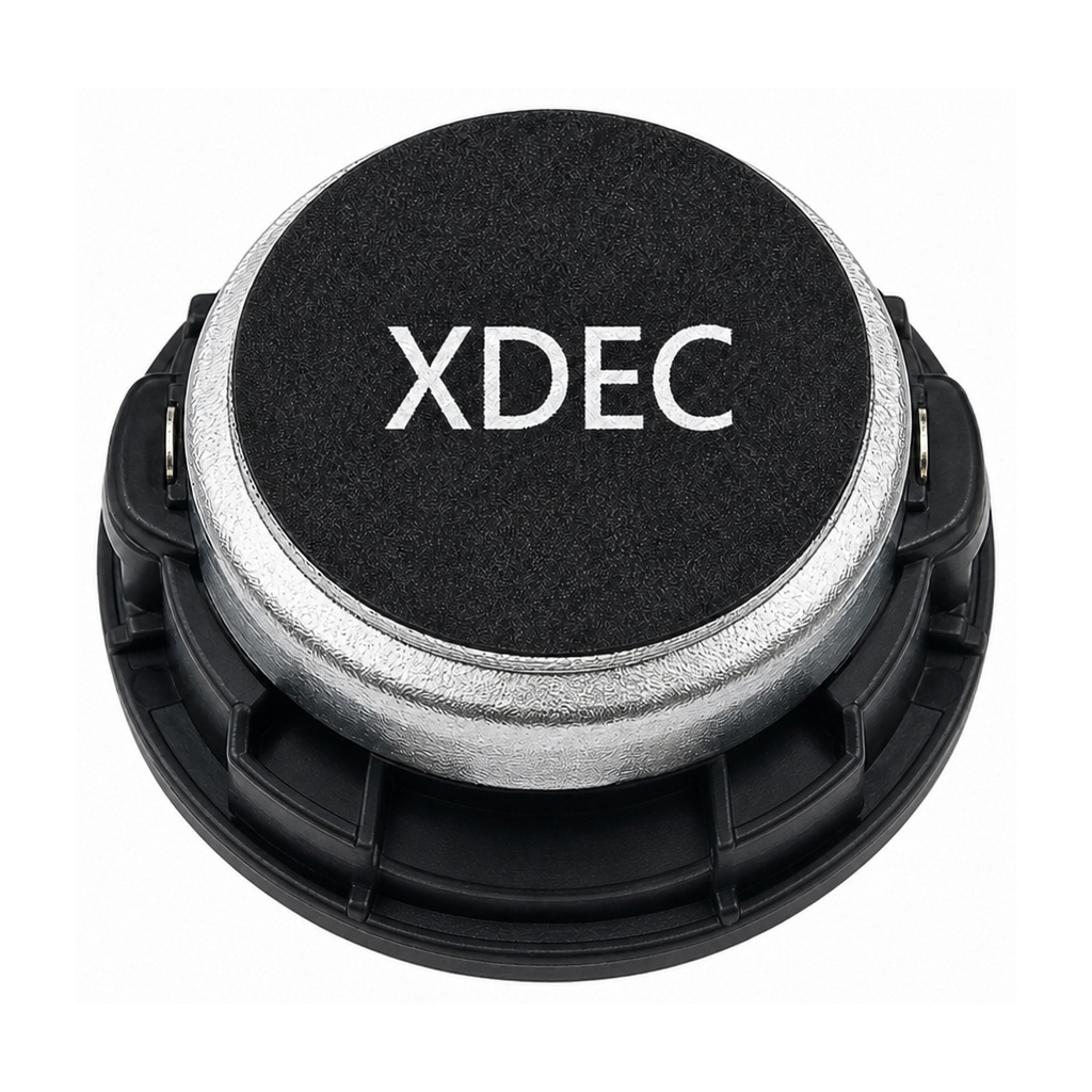 Multimedia Speaker Driver diameter 23mm (0.91"), height 12mm (0.47"), 8Ω 2W/2.5W - Back View (XDEC Multimedia Speaker Driver)