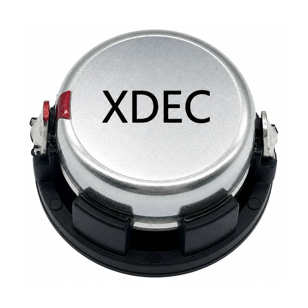 Internal Magnet Speaker Driver diameter 24mm (0.94"), height 12.0mm (0.47)", 4Ω 2W/2.5W - Back View (XDEC Multimedia Speaker Driver)