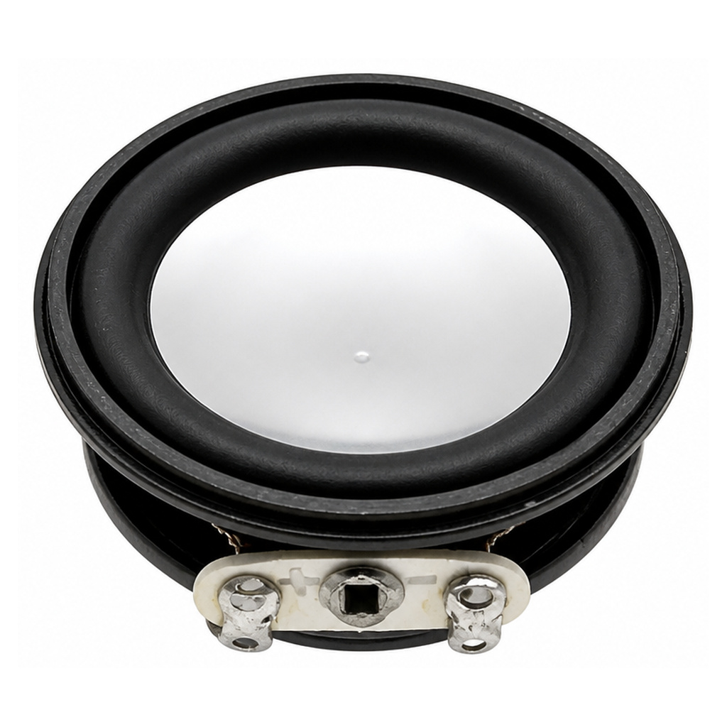 Multimedia Speaker Driver diameter 31mm (1.22"), height 17.5mm (0.69"), 4Ω 2W/3W