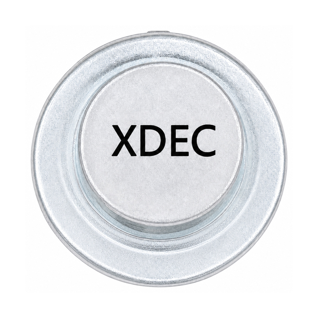 Haptic Actuator diameter 27mm (1.06"), height 14.0mm (0.55)", 4Ω 3W/5W - Back View (XDEC Sound Exciter)